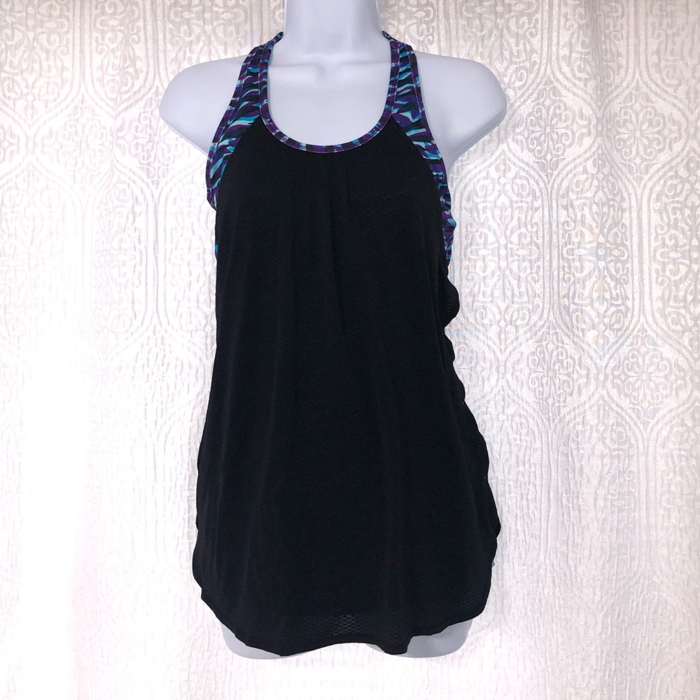 Ivivva by Lululemon 2 in 1 tank top Sz. 14 - Picture 3 of 6
